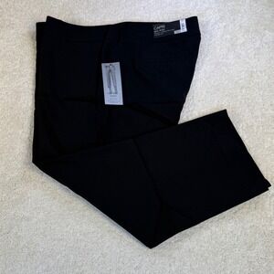 Apt. 9 NWT Womens Capri Pants Size 12 Black Mid Rise Straight Leg Retail $44